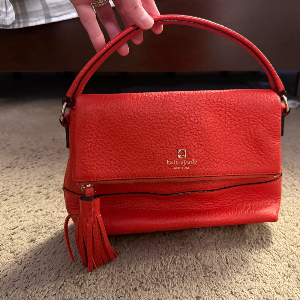Kate Spade Vibrant Red Crossbody Bag